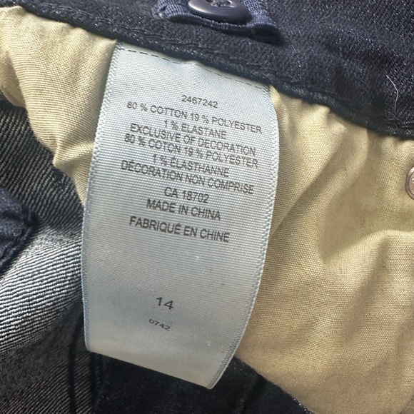 NWT Levi's Dark Blue Straight boys Jeans - size 14 (youth( - Picture 4 of 7